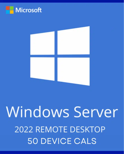 Windows Server 2022 Remote Desktop Services – 50 Device CALs Certificate