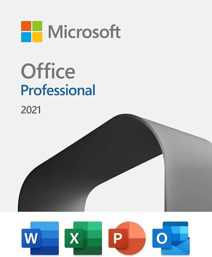 Microsoft Office 2021 Professional Plus for Windows Lifetime License 1 PC