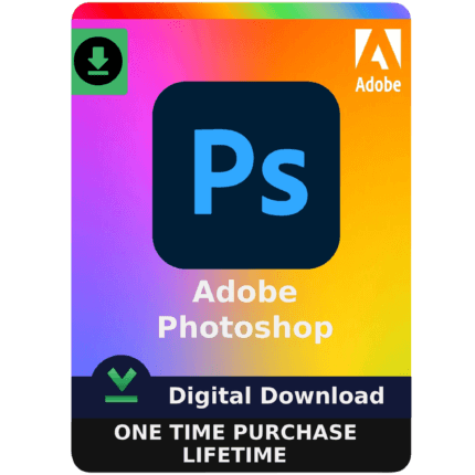 Adobe Photoshop 2025 Lifetime License for Windows Unlimited Devices | Photo Editing Software