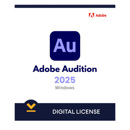 Adobe Audition 2025 Lifetime License for Windows | Professional Audio Editing Software